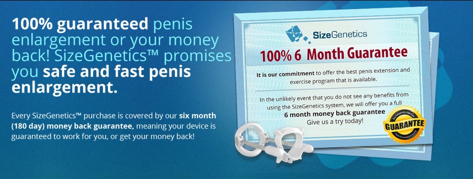 SizeGenetics guarantee